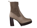 March 23 boots with heel taupe
