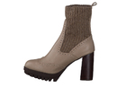 March 23 boots met hak taupe