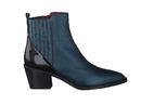 Lilian boots with heel blue