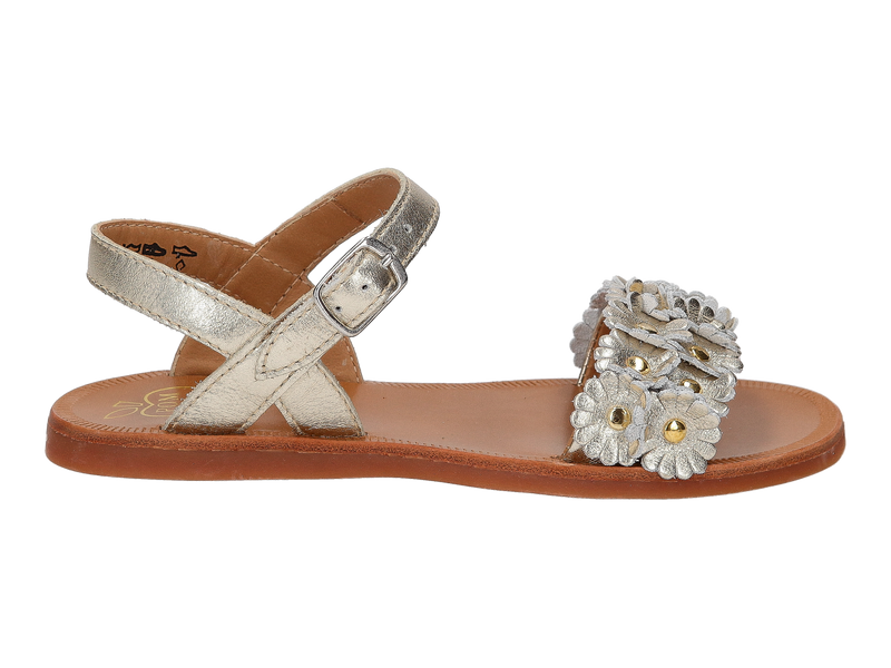 Pom D'api Sandales Or