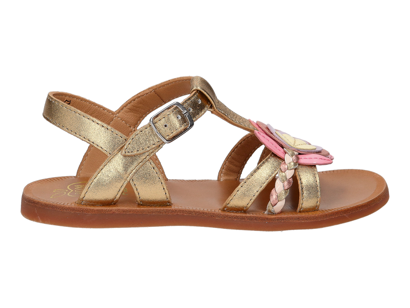 Pom D'api Sandales Or