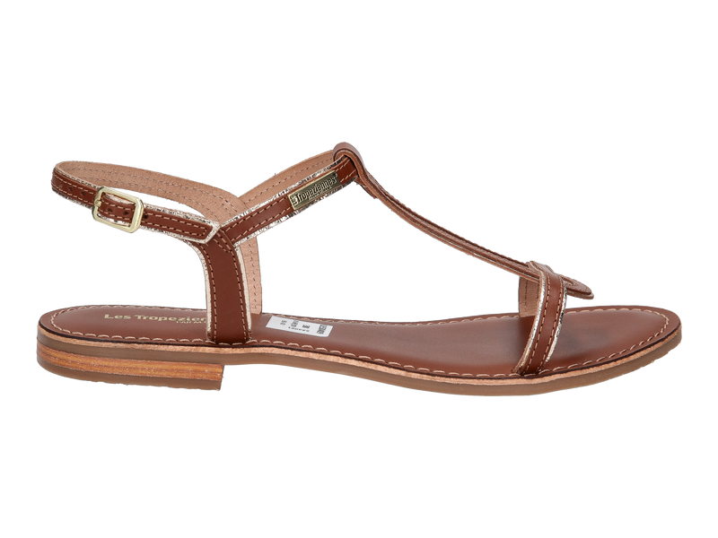 Les Tropeziennes Sandals Cognac