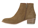 Alpe boots with heel cognac
