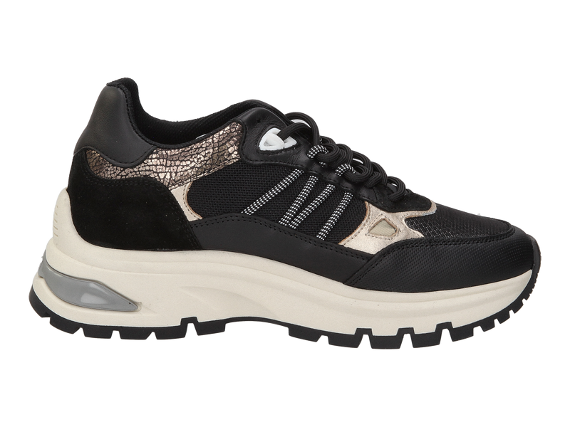 Via Vai Sneakers Zwart