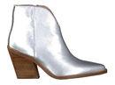 Bronx boots with heel silver