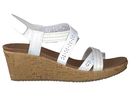 Skechers sandals white