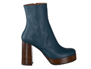 Angel Alarcon boots with heel blue
