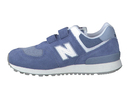 New Balance chaussures à velcro bleu