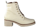 Pitillos boots with heel off white