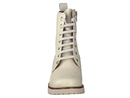 Pitillos boots with heel off white