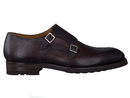 Magnanni shoe with buckle brown