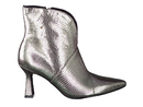 Tango boots with heel silver
