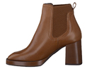 Pitillos boots with heel cognac