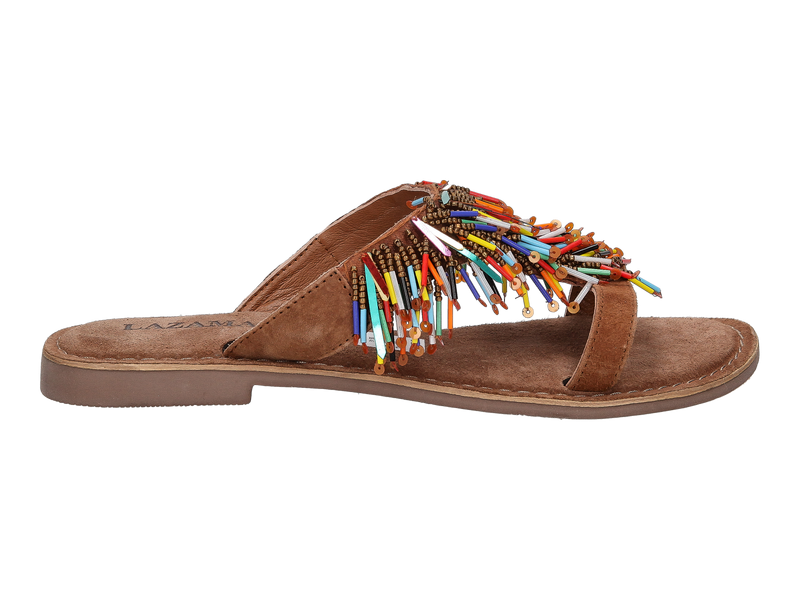 Lazamani Slippers Cognac