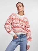 Pieces jumper red
