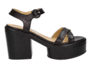 Catwalk sandals black
