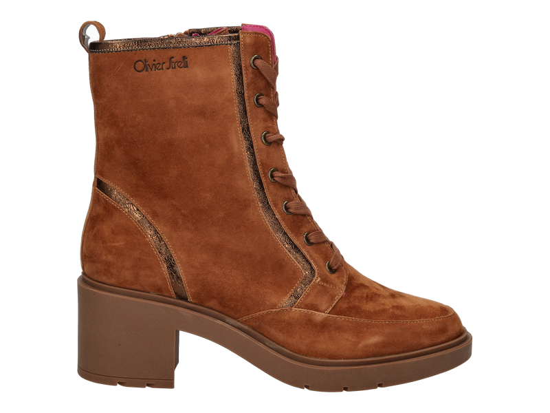 Olivier Strelli Boots Met Hak Cognac
