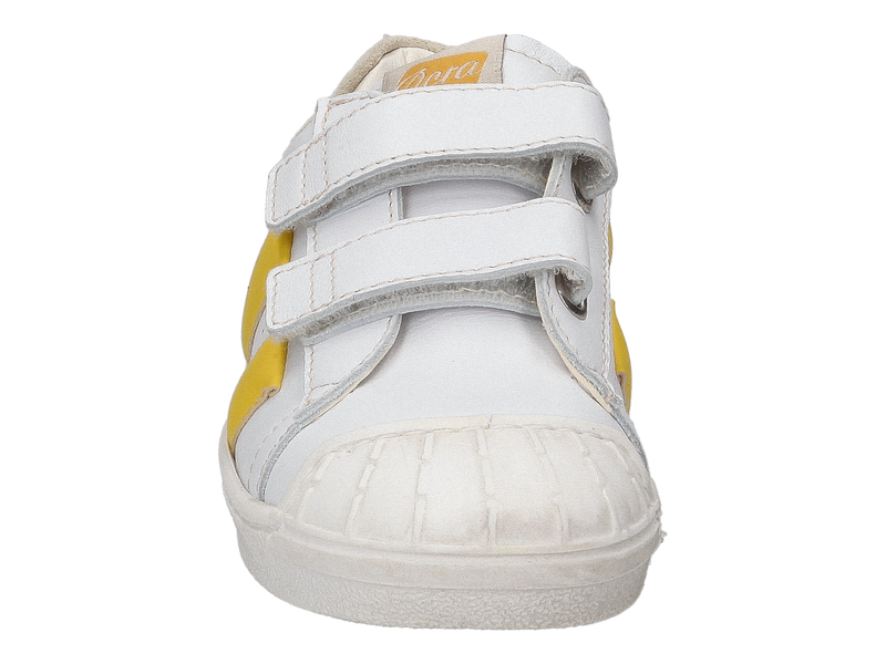 Ocra Chaussures à Velcro Blanc