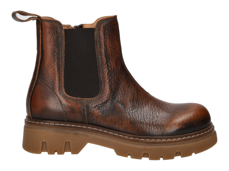 Ocra Bottines Cognac