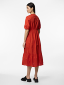 Pieces dress red