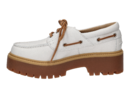 Timberland chaussures bateau off white