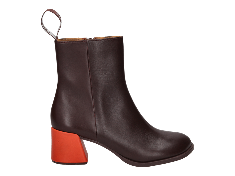 Camper Boot With Heel Bordeaux