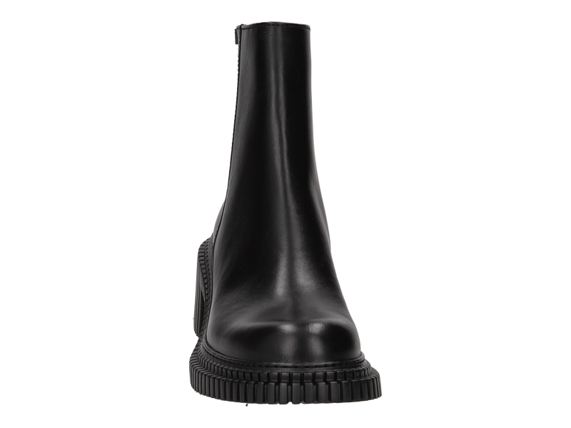 Camper Boot With Heel Black