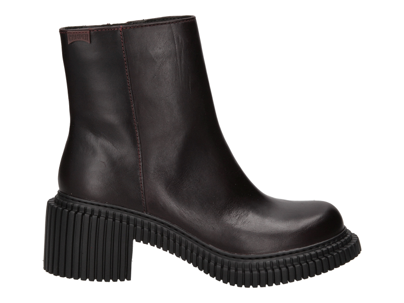 Camper Boot With Heel Bordeaux