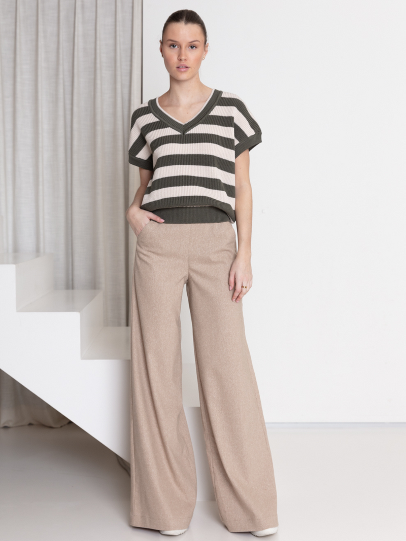 Ac By Annelien Coorevits Tank Tops Kaki