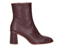 Alohas boots with heel bordeaux