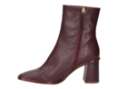 Alohas boots with heel bordeaux