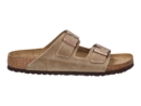 Birkenstock slipper bruin