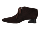 Brunate boots met hak bruin