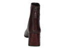 Zinda boots with heel bordeaux