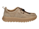 Kleman veterschoen beige