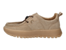 Kleman veterschoen beige