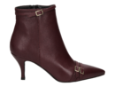 Verduyn bottes à talon bordeaux