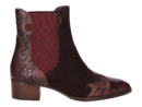 Pertini boots with heel bordeaux