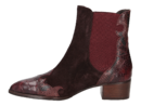 Pertini boots with heel bordeaux