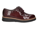 Pitillos chaussures à lacets bordeaux