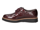 Pitillos chaussures à lacets bordeaux