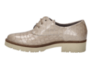 Pitillos chaussures à lacets beige