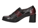 Pitillos boots with heel bordeaux