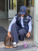 Dou Doun gilet de corps bleu