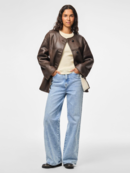 Pieces coat off white