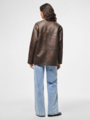 Pieces coat off white