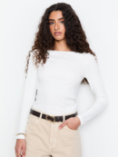 Camilla Pihl tops off white