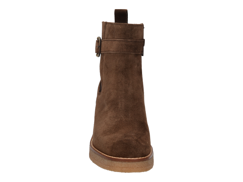Alpe Boot With Heel Brown
