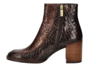 Pertini boots with heel brown
