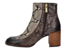 Pertini boots met hak luipaard